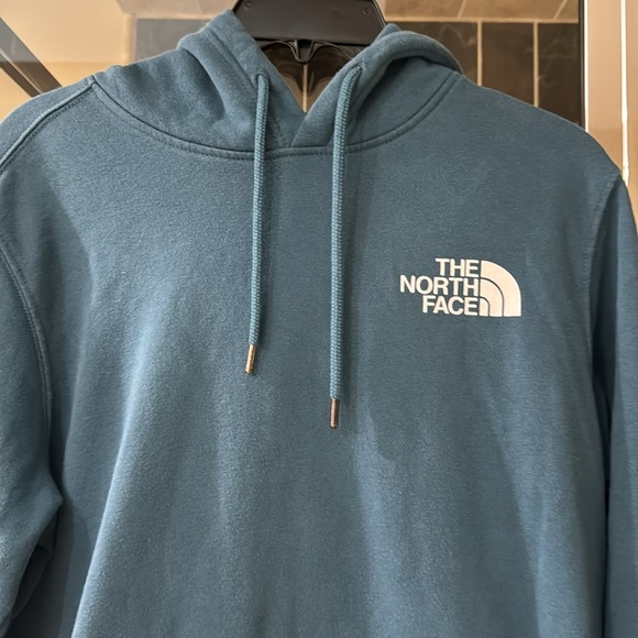 The North Face blue hoodie, size S, like new condition. - Picture 2 of 5